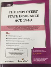  Buy THE EMPLOYEES STATE INSURANCE ACT, 1948